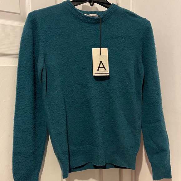 Andrea Pompilio medium green sweater